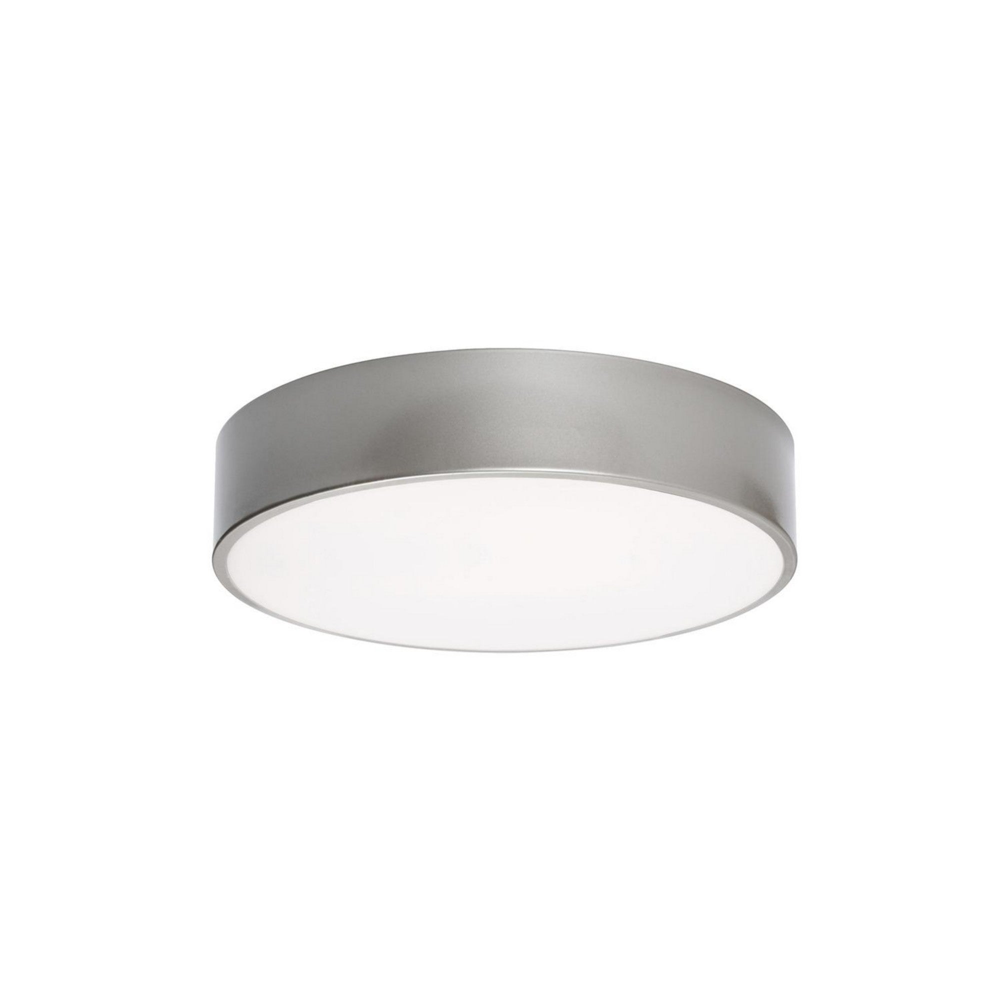 Bailey 12" LED Flush Mount, Satin Nickel Finish - Bees Lighting