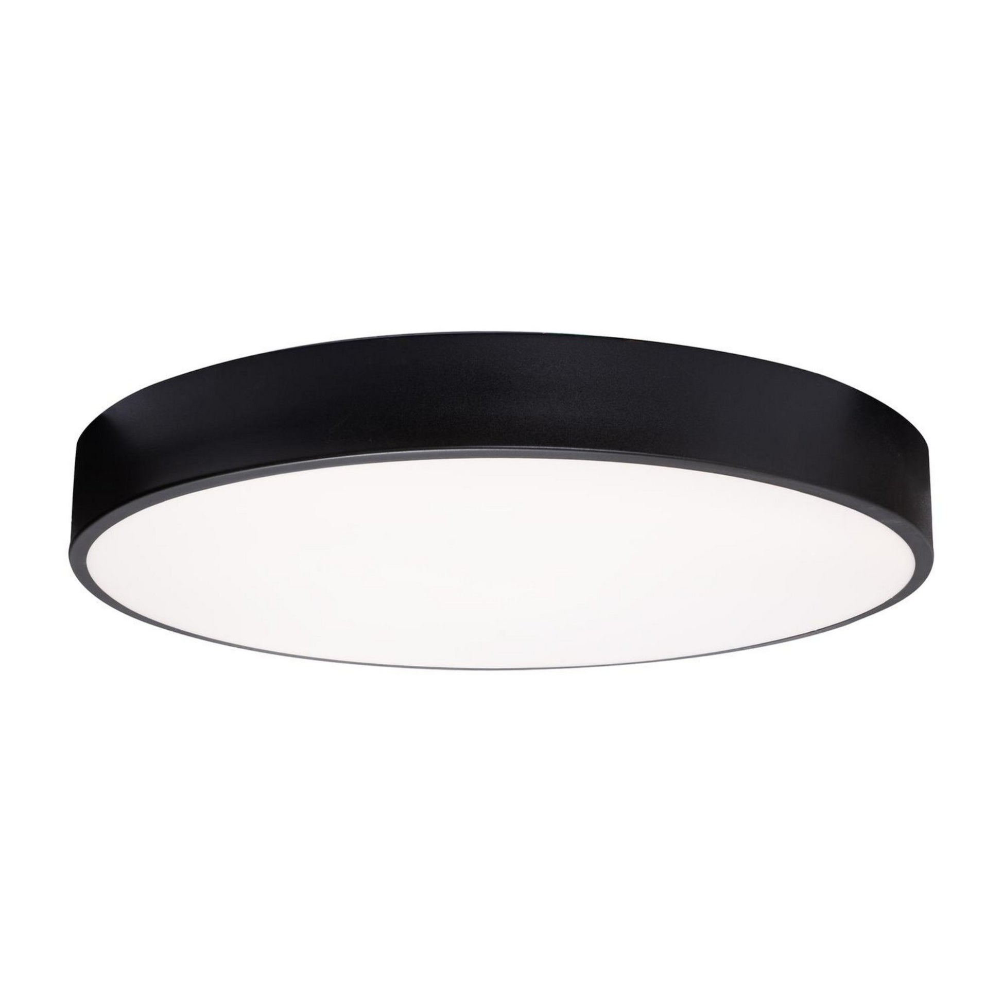 Bailey 19" LED Flush Mount, Black Finish - Bees Lighting
