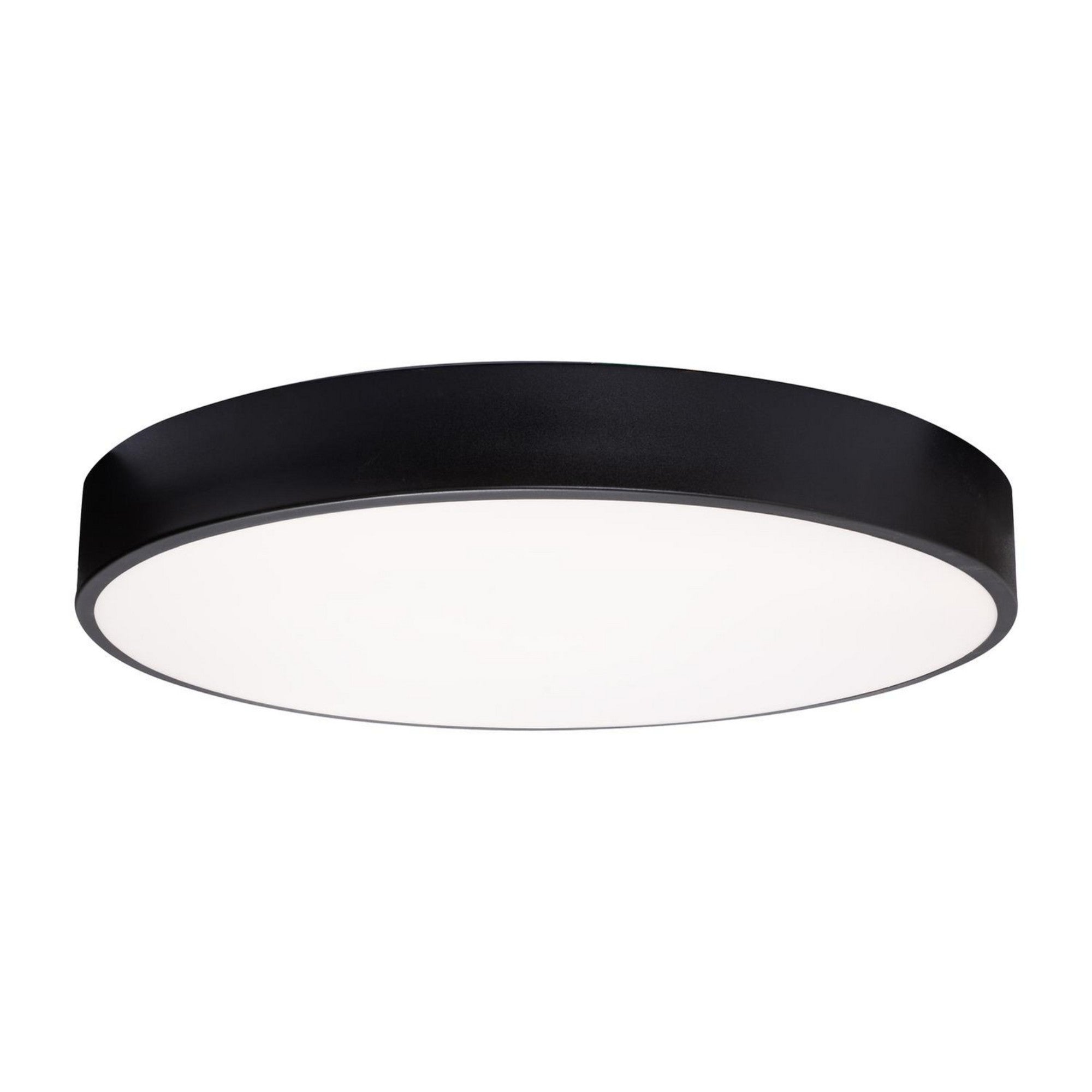 Bailey 19" LED Flush Mount, Black Finish - Bees Lighting