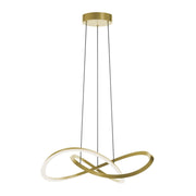 Celeste 24" LED Pendant, Light Antique Brass Finish - Bees Lighting