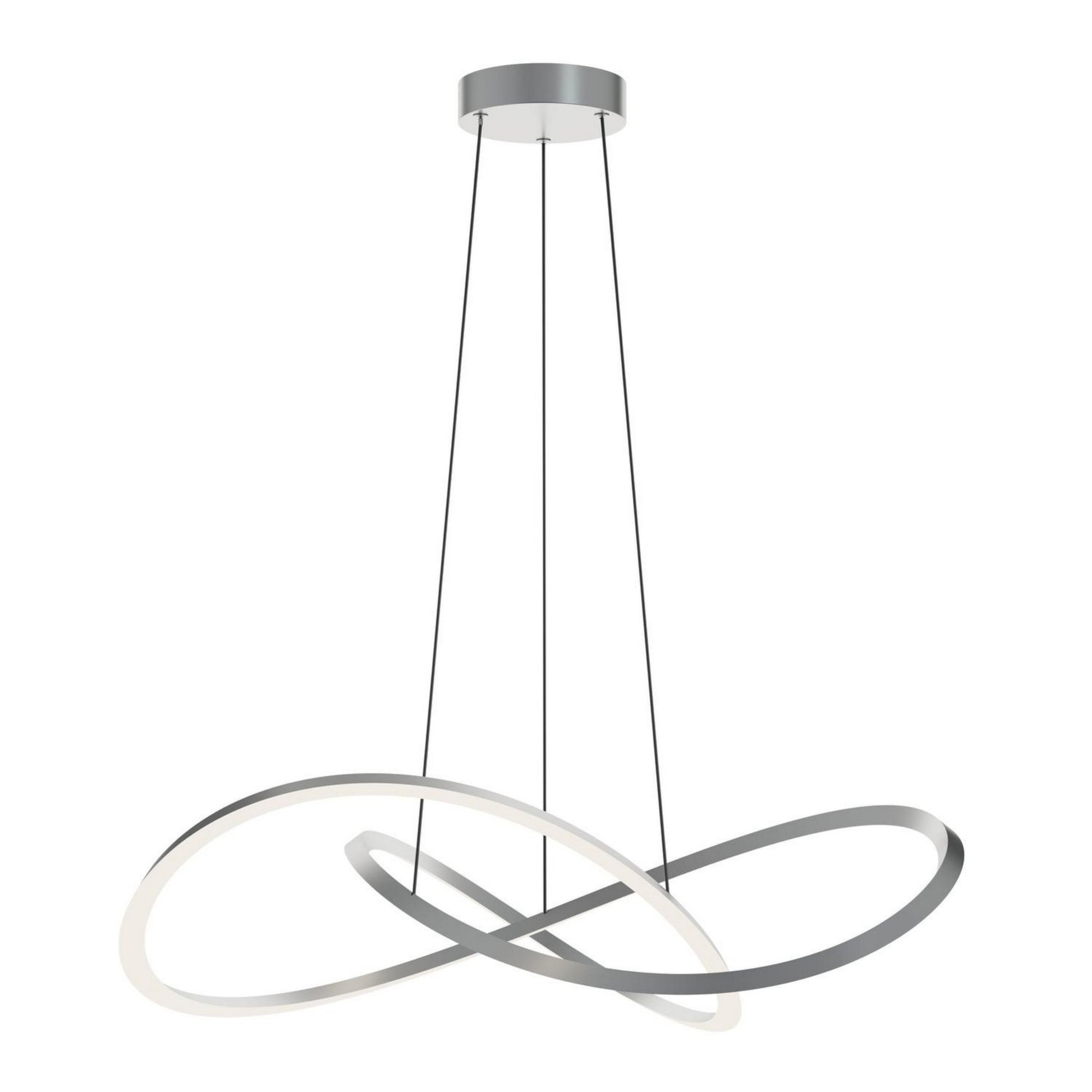 Celeste 32" LED Pendant, Satin Nickel Finish - Bees Lighting