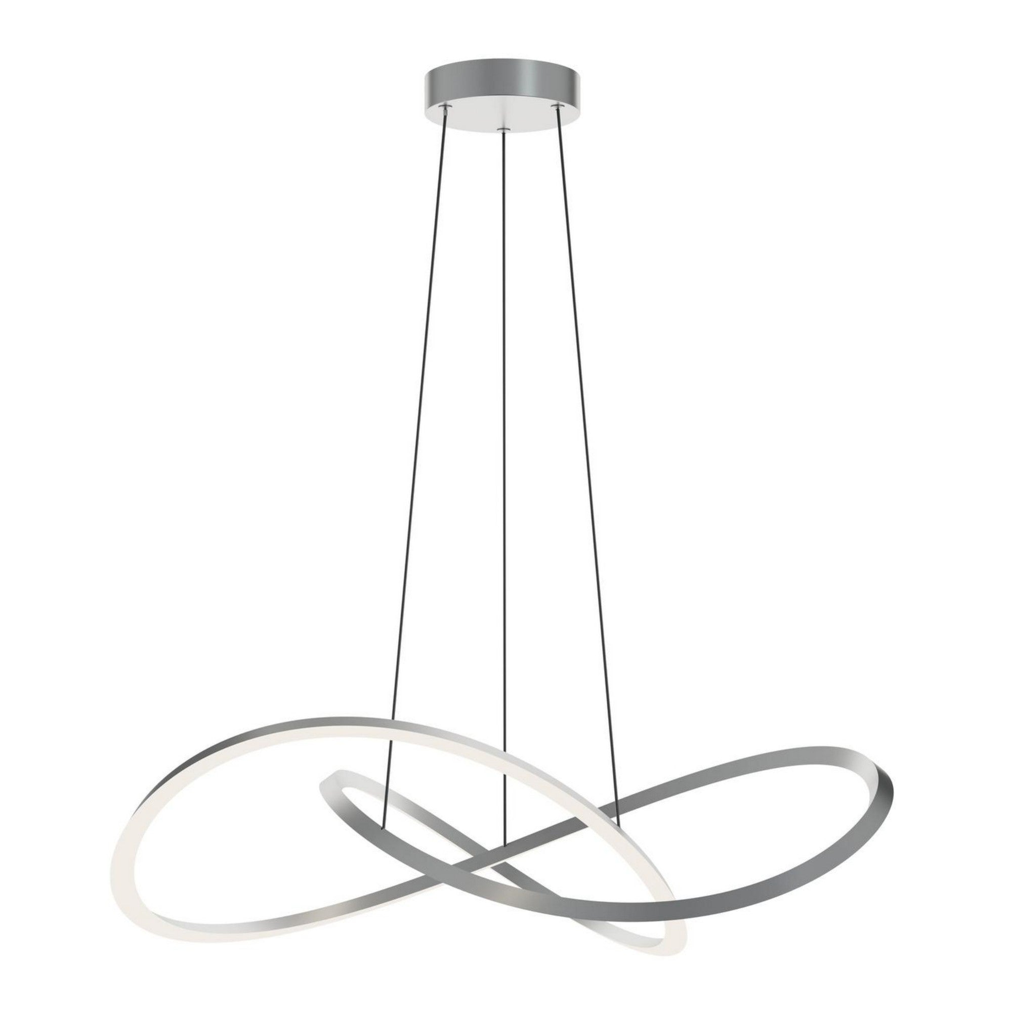 Celeste 32" LED Pendant, Satin Nickel Finish - Bees Lighting