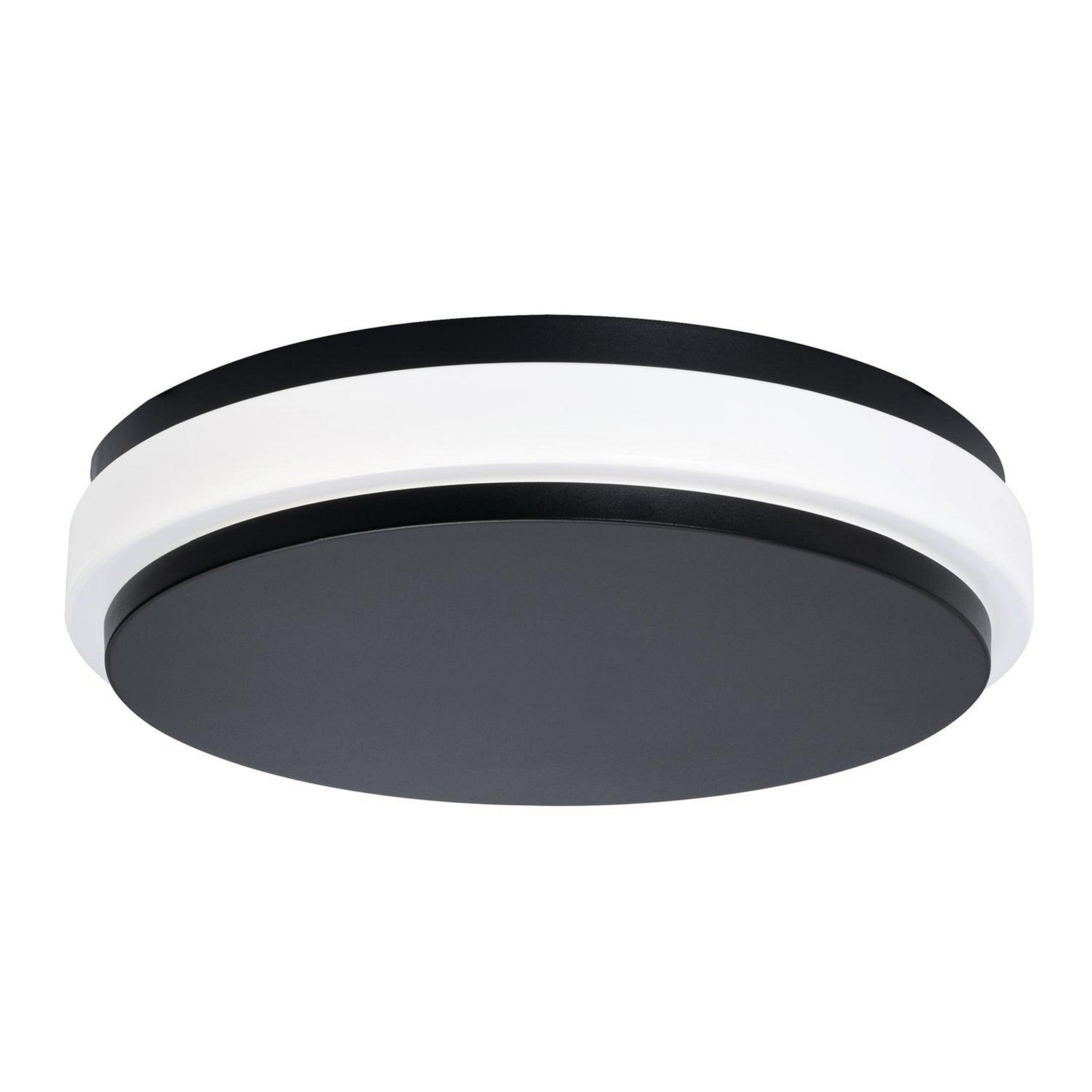 Eris 14" LED Flush Mount, 5CCT, Black Finish - Bees Lighting