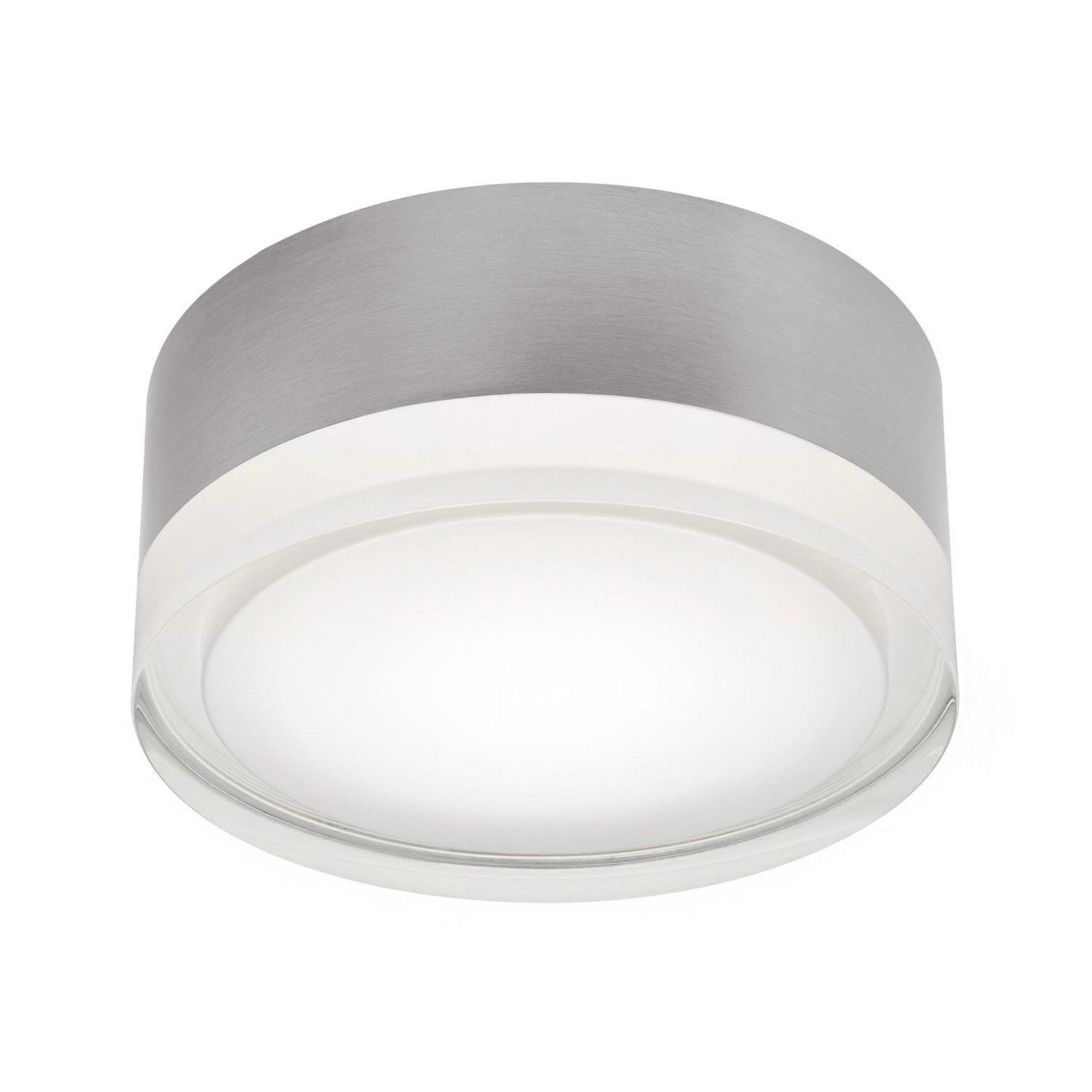 Emma 6" LED Flush Mount, 5CCT, Satin Nickel Finish - Bees Lighting
