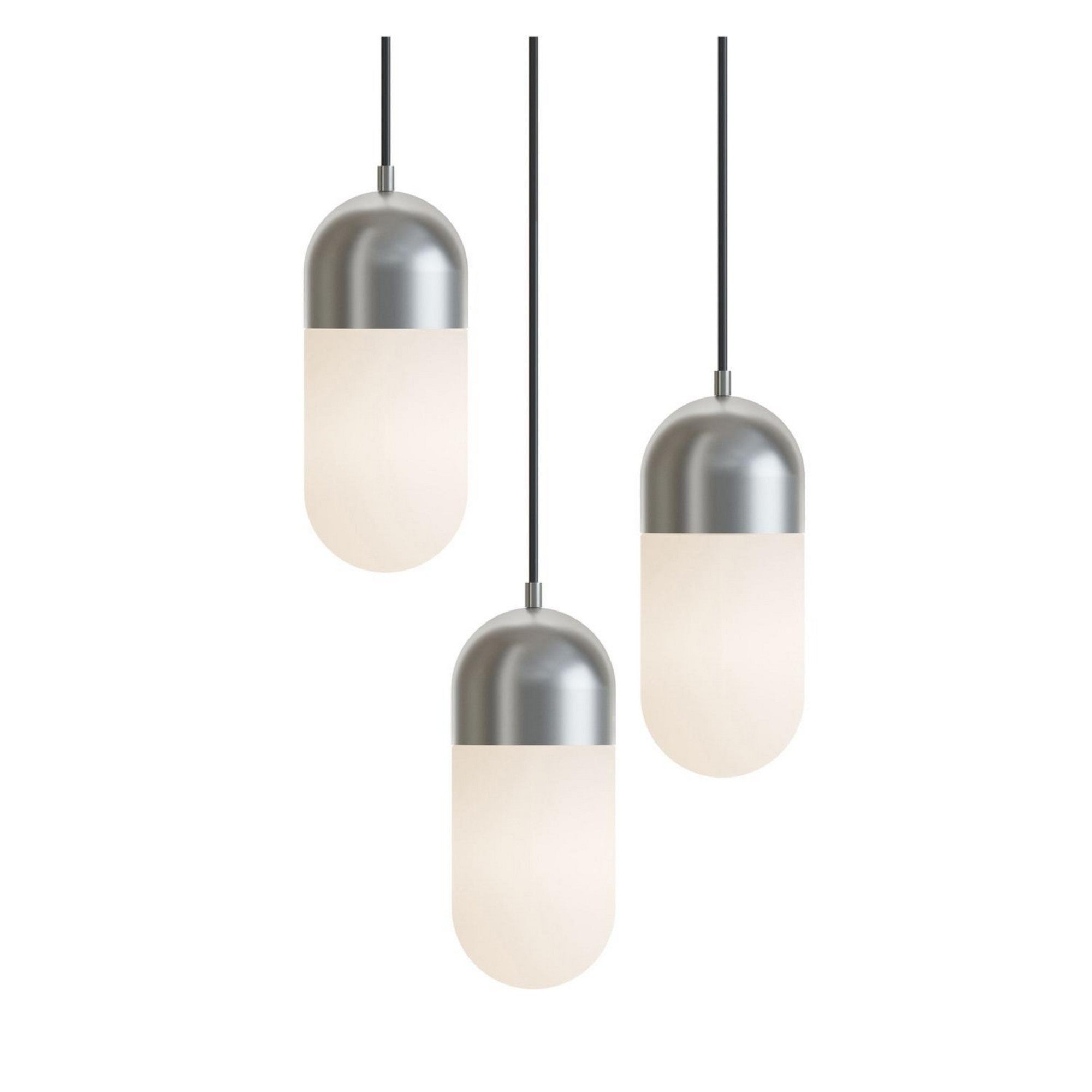 Irvine 18" LED Pendant, Satin Nickel Finish - Bees Lighting