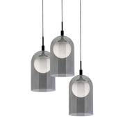 Kiran 24" LED Pendant, Black Finish - Bees Lighting