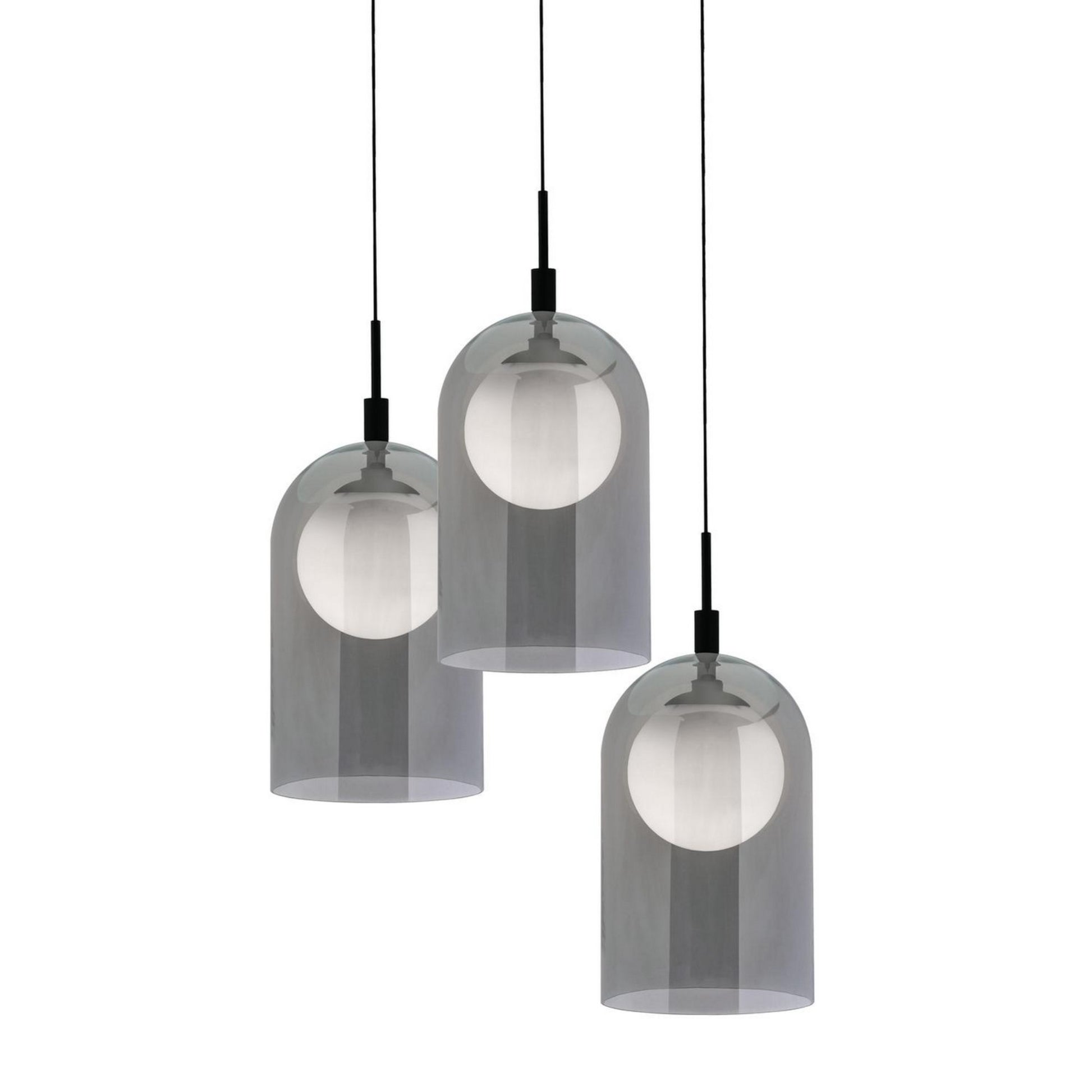 Kiran 24" LED Pendant, Black Finish - Bees Lighting