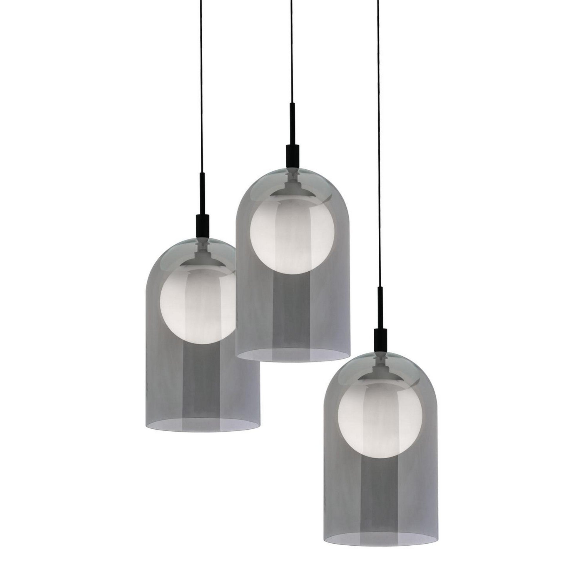 Kiran 24" LED Pendant, Black Finish - Bees Lighting