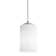 Leo 4" Mini Pendant, Light Antique Brass Finish - Bees Lighting