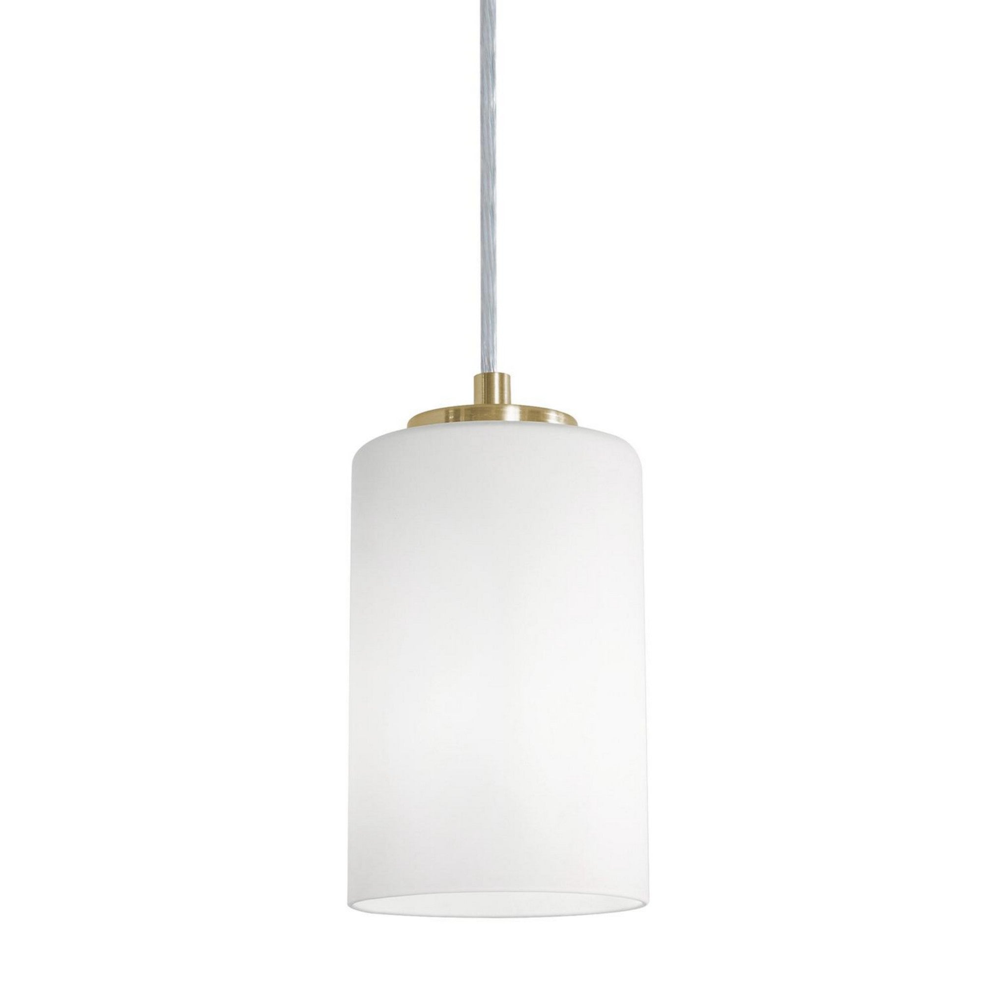 Leo 4" Mini Pendant, Light Antique Brass Finish - Bees Lighting
