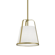 Lizzette 10" Pendant, Light Antique Brass Finish - Bees Lighting