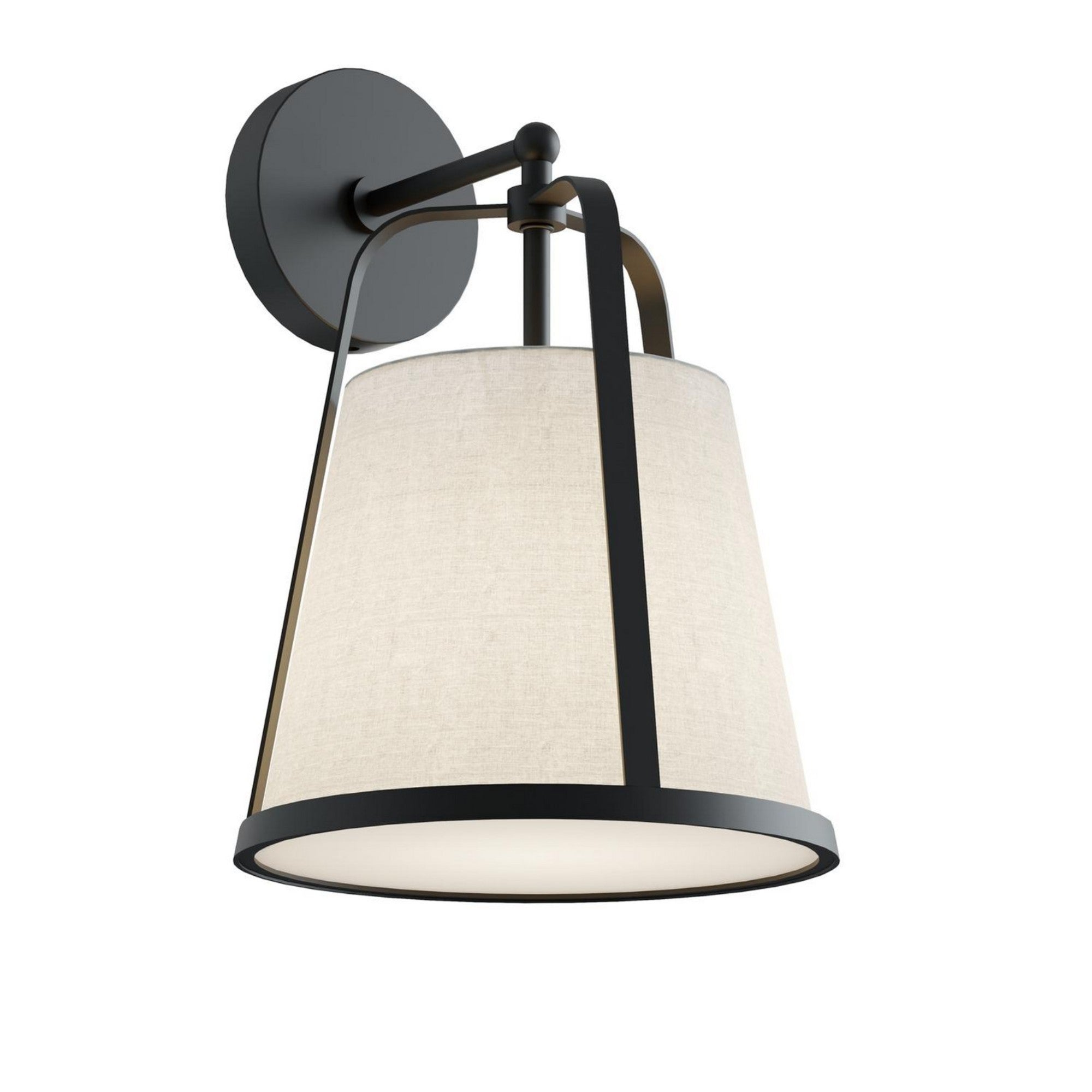 Lizzette 15" Wall Sconce, Black Finish - Bees Lighting