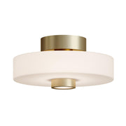 Sydney 13" LED Ceiling Mount, Light Antique Brass Finish - Bees Lighting