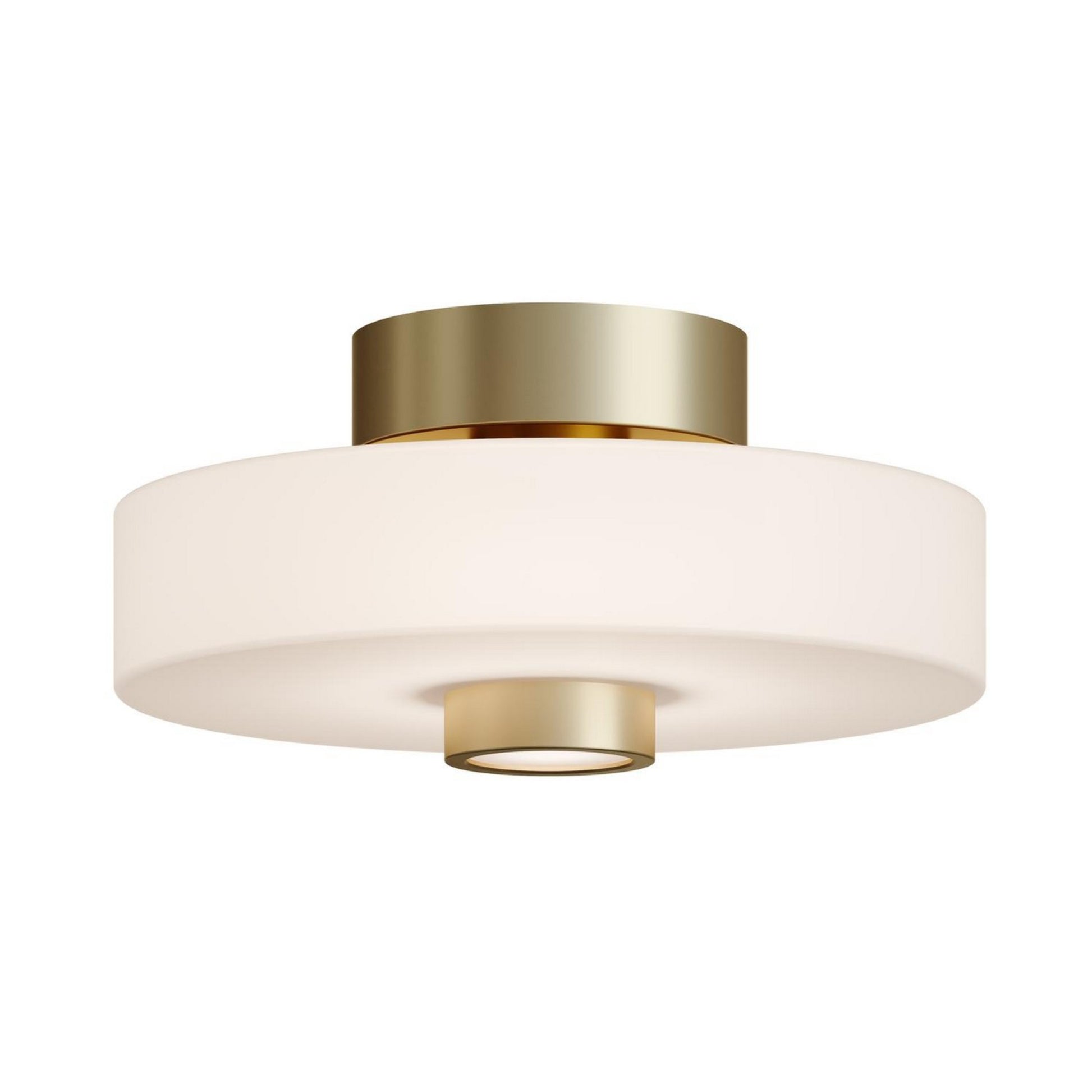 Sydney 13" LED Ceiling Mount, Light Antique Brass Finish - Bees Lighting
