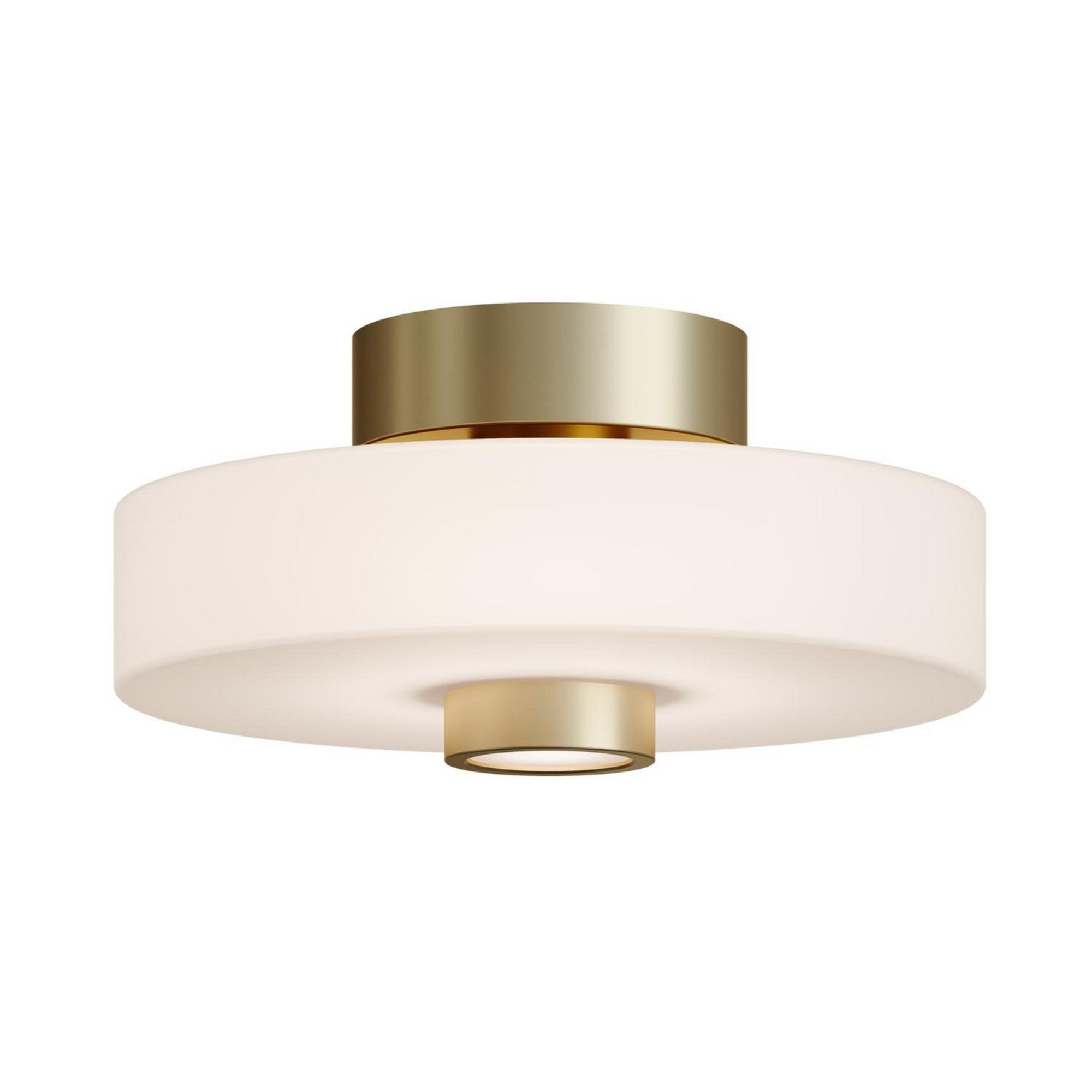 Sydney 13" LED Ceiling Mount, Light Antique Brass Finish - Bees Lighting