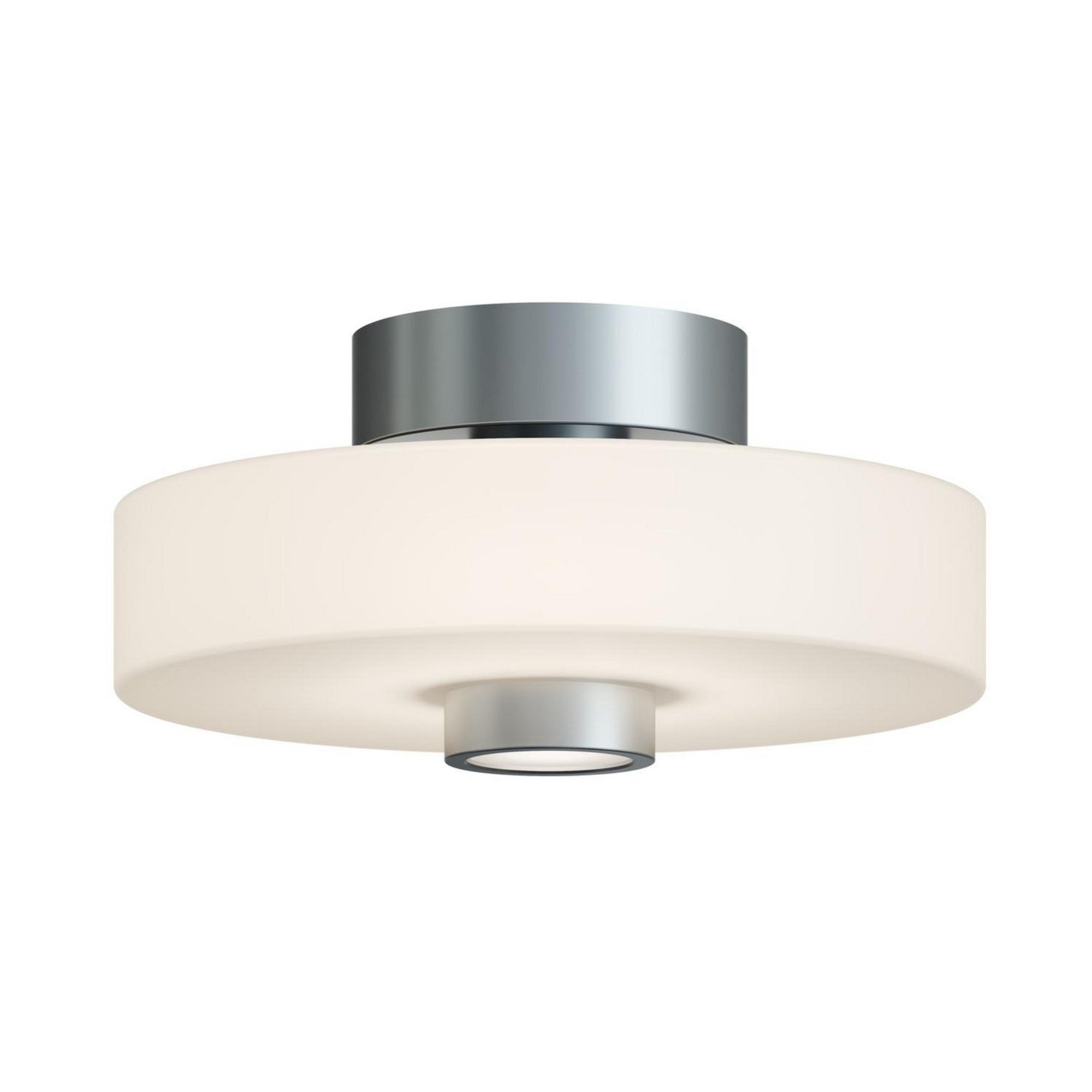 Sydney 13" LED Ceiling Mount, Satin Nickel Finish - Bees Lighting