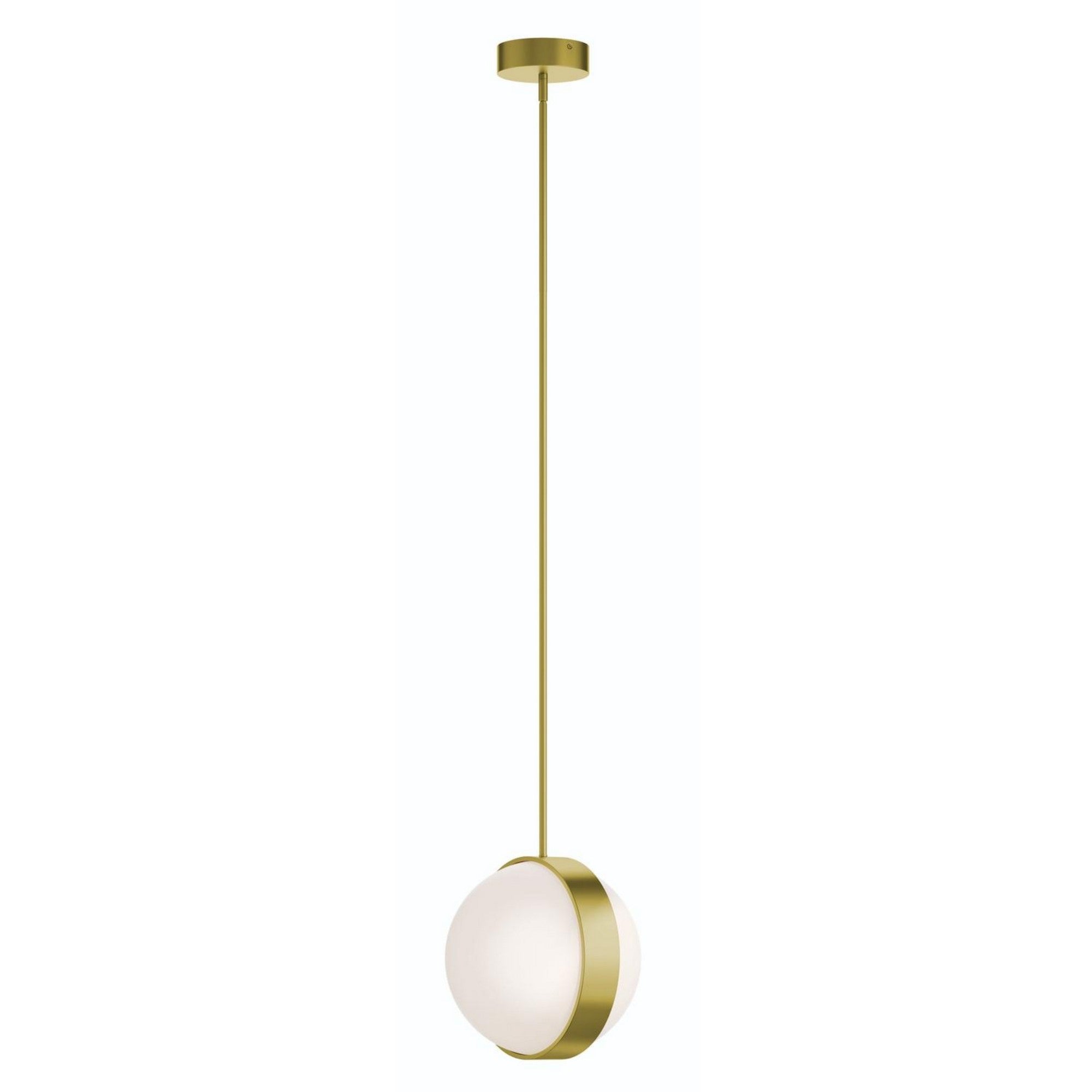 Verona 13" LED Pendant, Light Antique Brass Finish - Bees Lighting