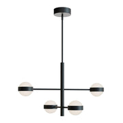 Verona 30" 4-Light LED Pendant, Black Finish - Bees Lighting