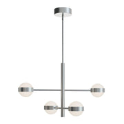 Verona 30" 4-Light LED Pendant, Satin Nickel Finish - Bees Lighting