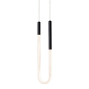 Adel 16" Single LED Pendant, Black Finish - Bees Lighting