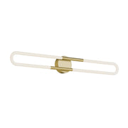 Adel 36" LED Vanity, Light Antique Brass Finish - Bees Lighting