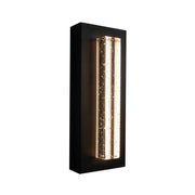 Beam 12" LED Outdoor Wall Sconce, Black Finish - Bees Lighting