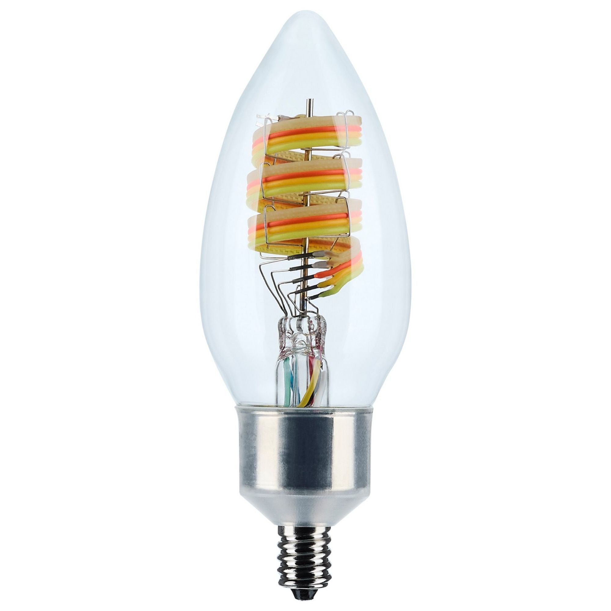 Starfish B11 WiFi Smart LED Bulb, 4W. 300Lm, RGB & Tunable White, Candelabra Base - Bees Lighting