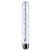 Reminiscent Gray Coil Filament T9 LED Bulb, 6 Watts, 500 Lumens, 2700K, E26 Medium Base - Bees Lighting