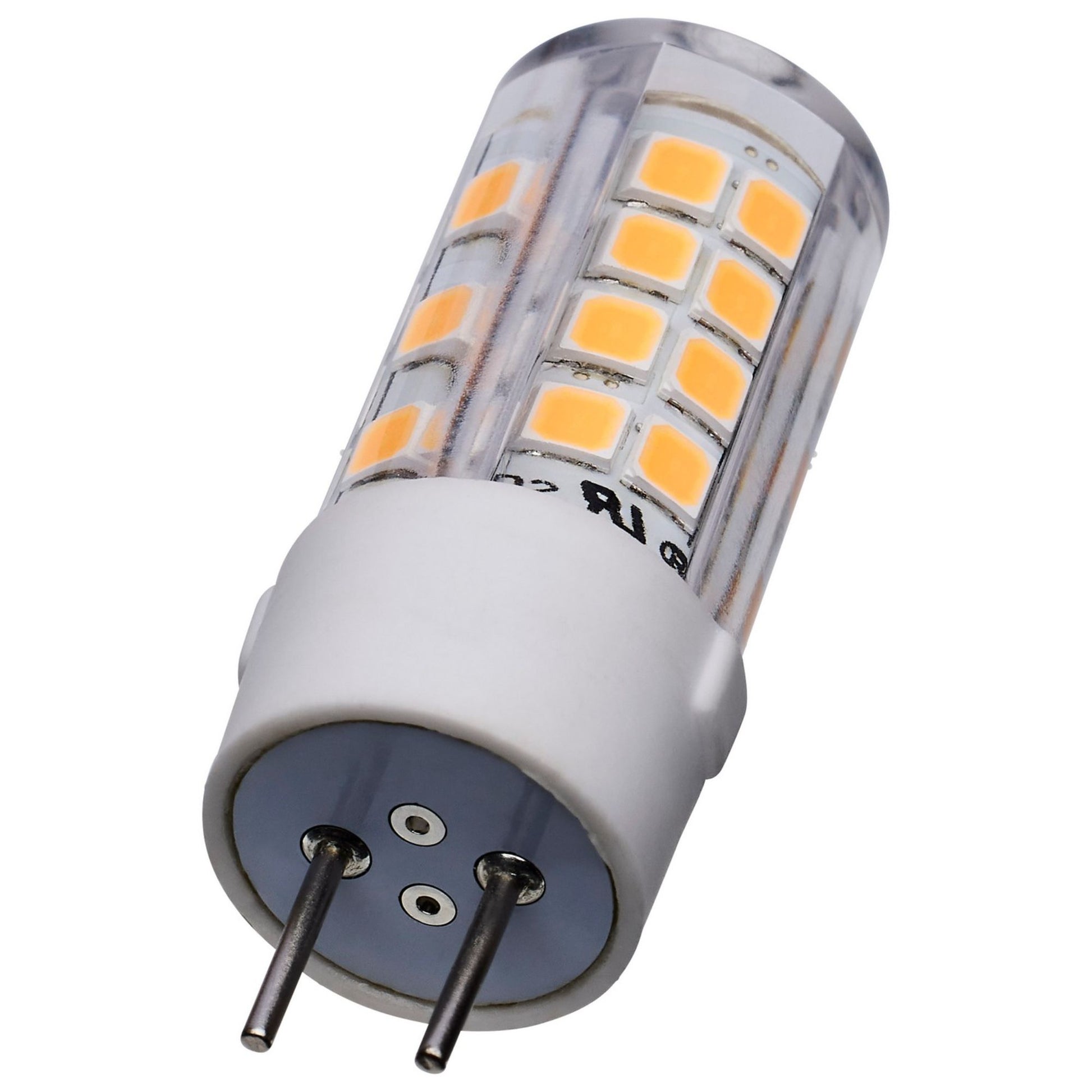 T6 Mini LED Bulb, 4.5 Watts, 430 Lumens, 3000K, GY6.35 Base, Clear Finish, 120V - Bees Lighting