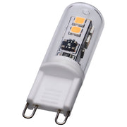 T4 Mini LED Bulb, 2 Watts, 200 Lumens, 3000K, G9 Base, Clear Finish, 120V - Bees Lighting