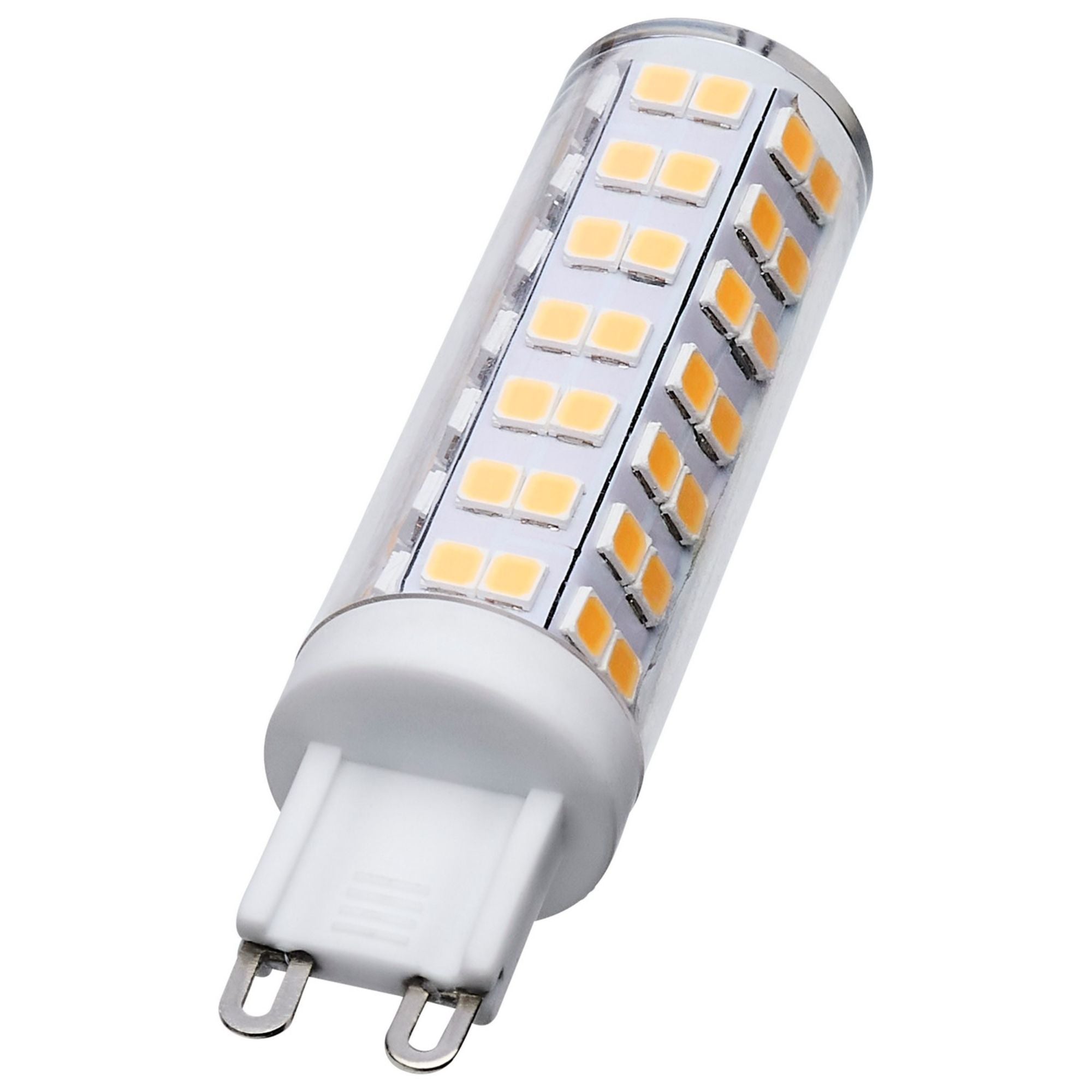 T6 Mini LED Bulb, 6.5 Watts, 650 Lumens, 3000K, G9 Base, Clear Finish, 120V - Bees Lighting
