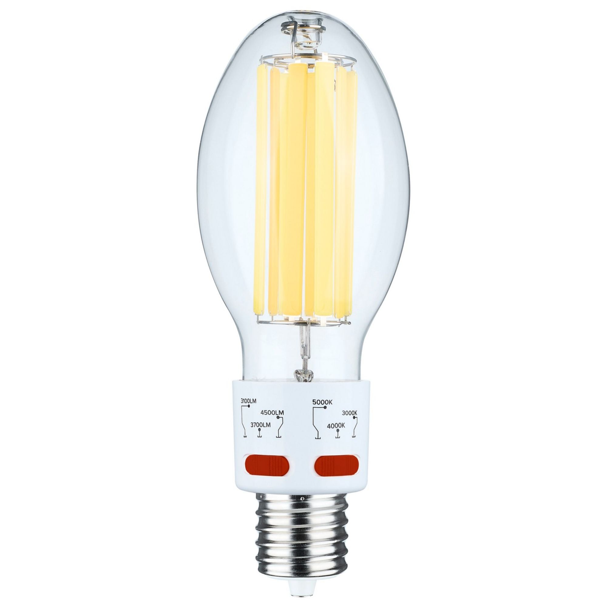ED28 HID Replacement Lamp, 17W|21W|25W, 4500 Lm, 30K|40K|50K, 100W MH Equal, EX39, 120-277V - Bees Lighting