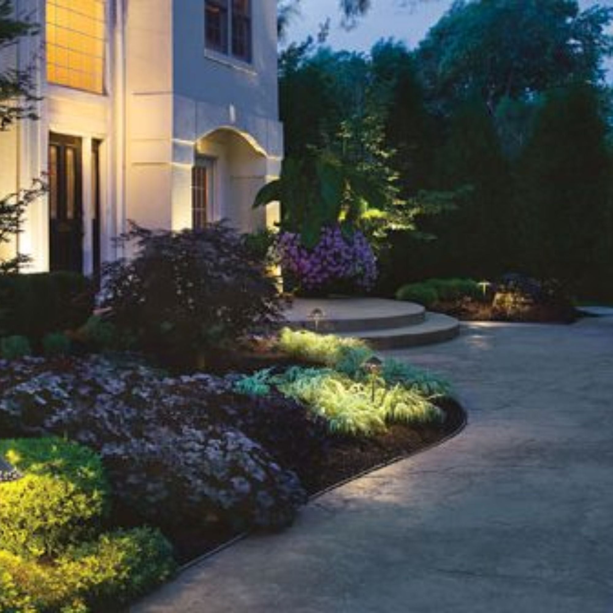 VLO 2700K Large 60 Degree Wide LED Flood Light, Textured Architectural Bronze