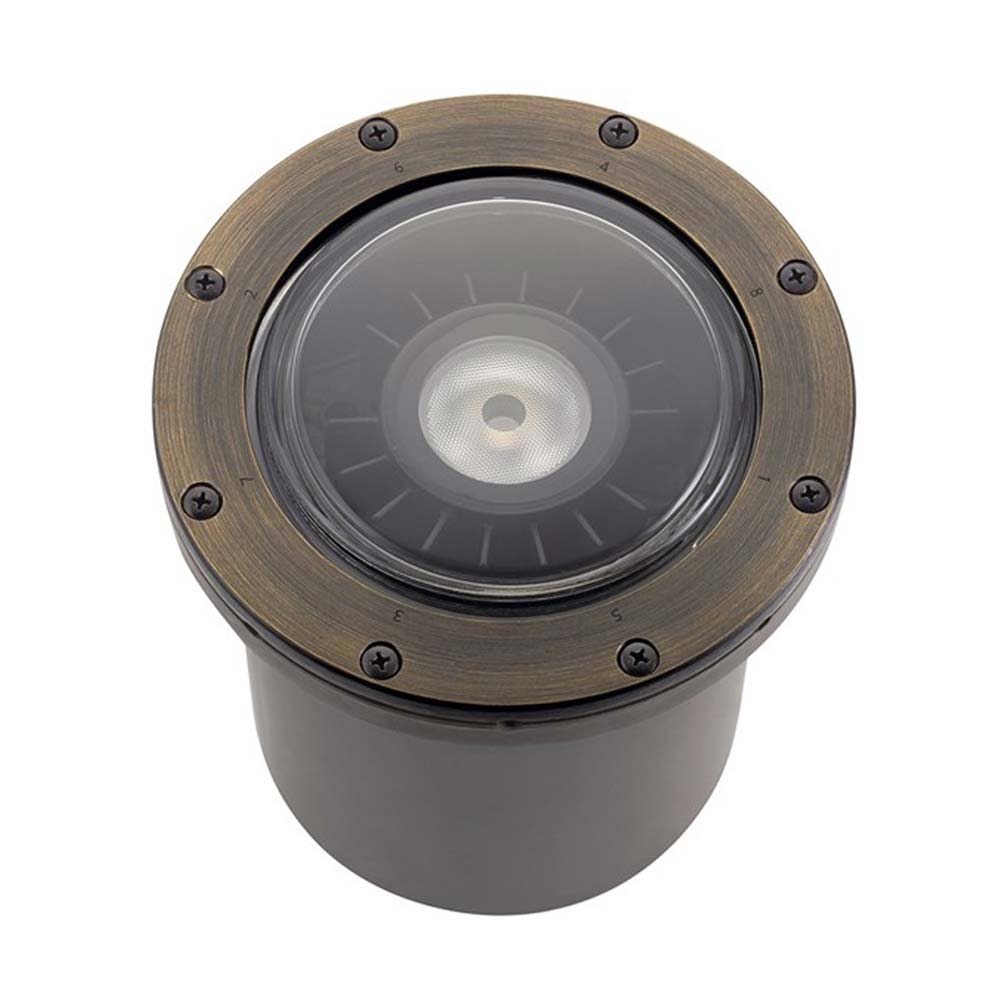VLO LED In-Ground Landscape Light 35 Degree 3000K Centennial Brass - Bees Lighting