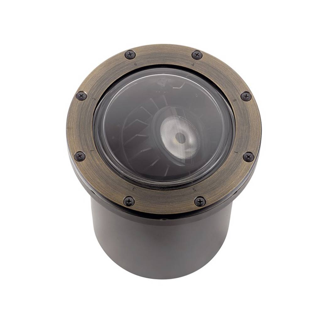VLO LED In-Ground Landscape Light 35 Degree 3000K Centennial Brass - Bees Lighting