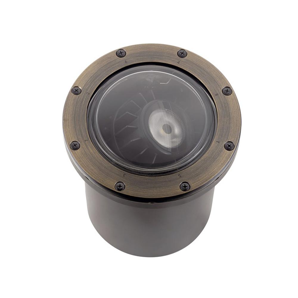 VLO LED In-Ground Landscape Light 60 Degree 3000K Centennial Brass - Bees Lighting