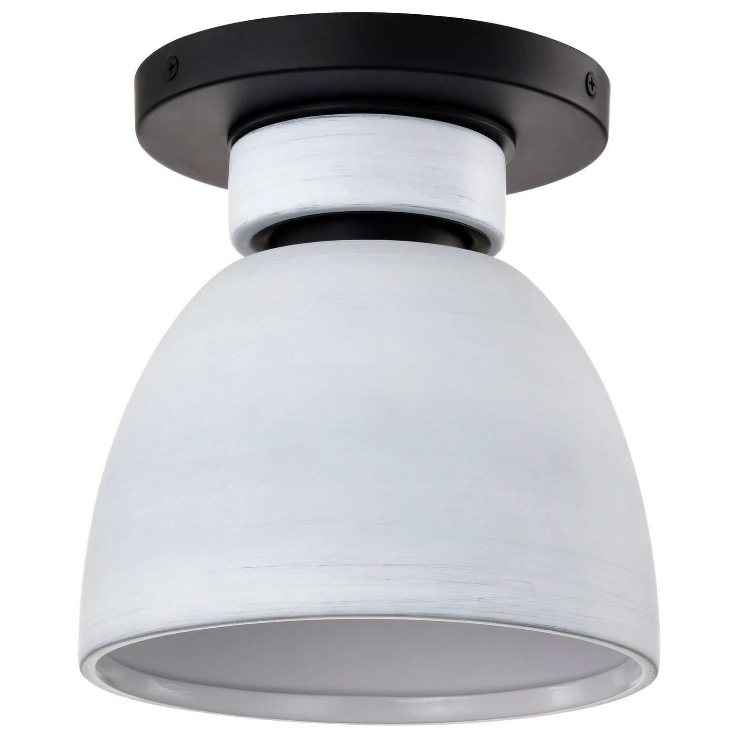 Collins 8" Flush Mount Light, Ceramic Finish - Bees Lighting