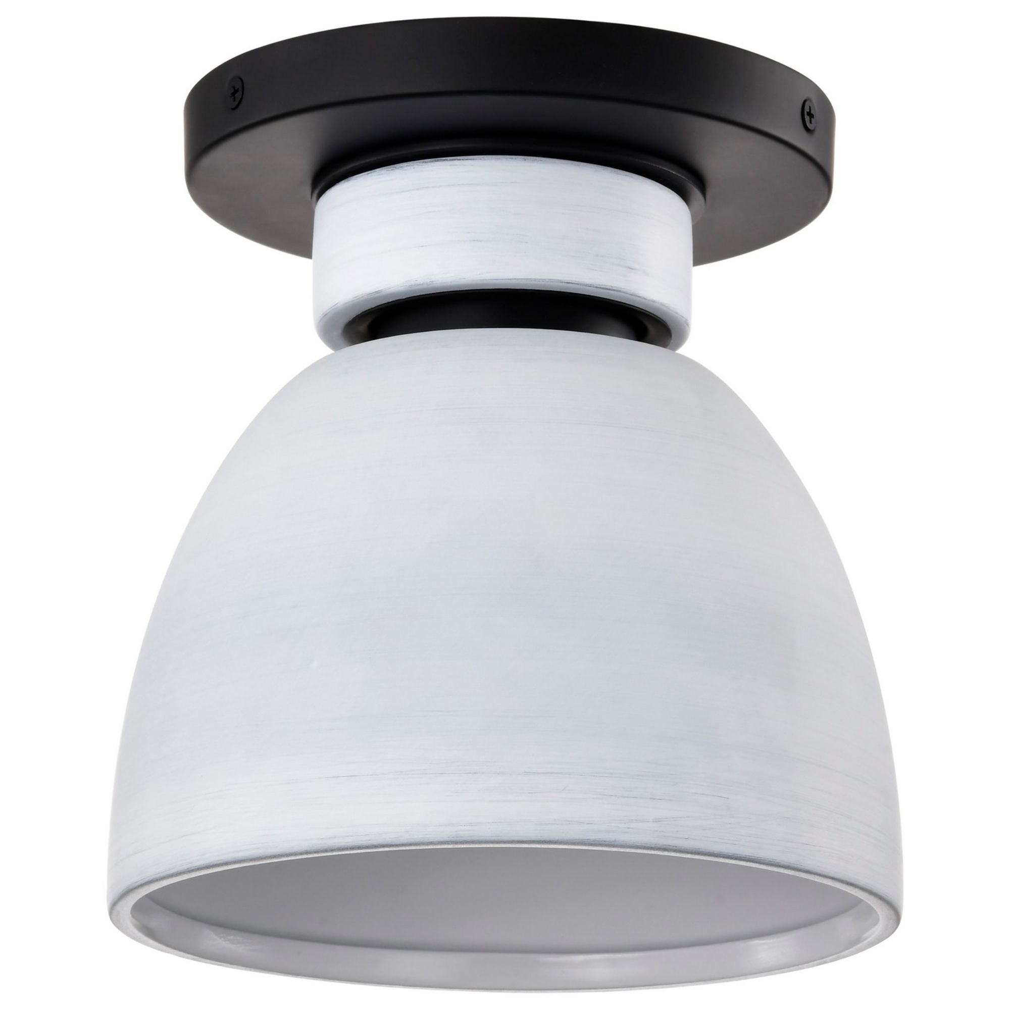 Collins 8" Flush Mount Light, Ceramic Finish - Bees Lighting