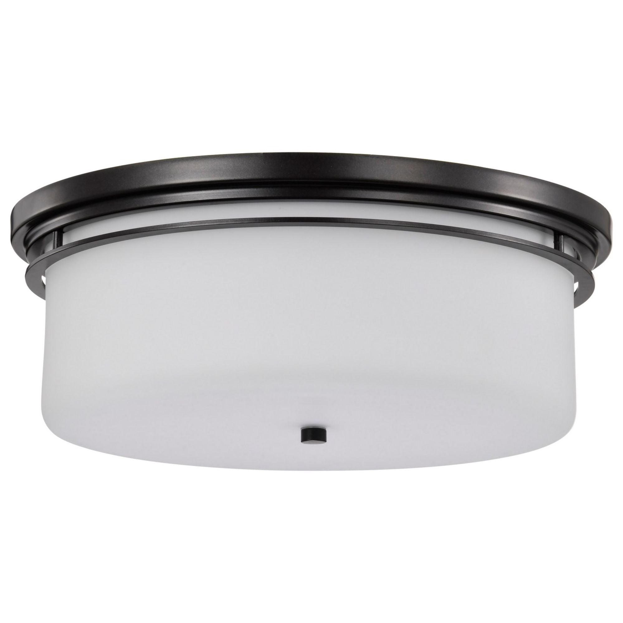 Warren 24" 2 Lights Flush Mount, Gun Metal Finish - Bees Lighting