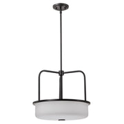 Warren 17" 3 Lights Pendant, Gun Metal Finish - Bees Lighting