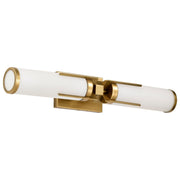 Roselle 24" 2 Light Vanity Light, White Glass - Bees Lighting