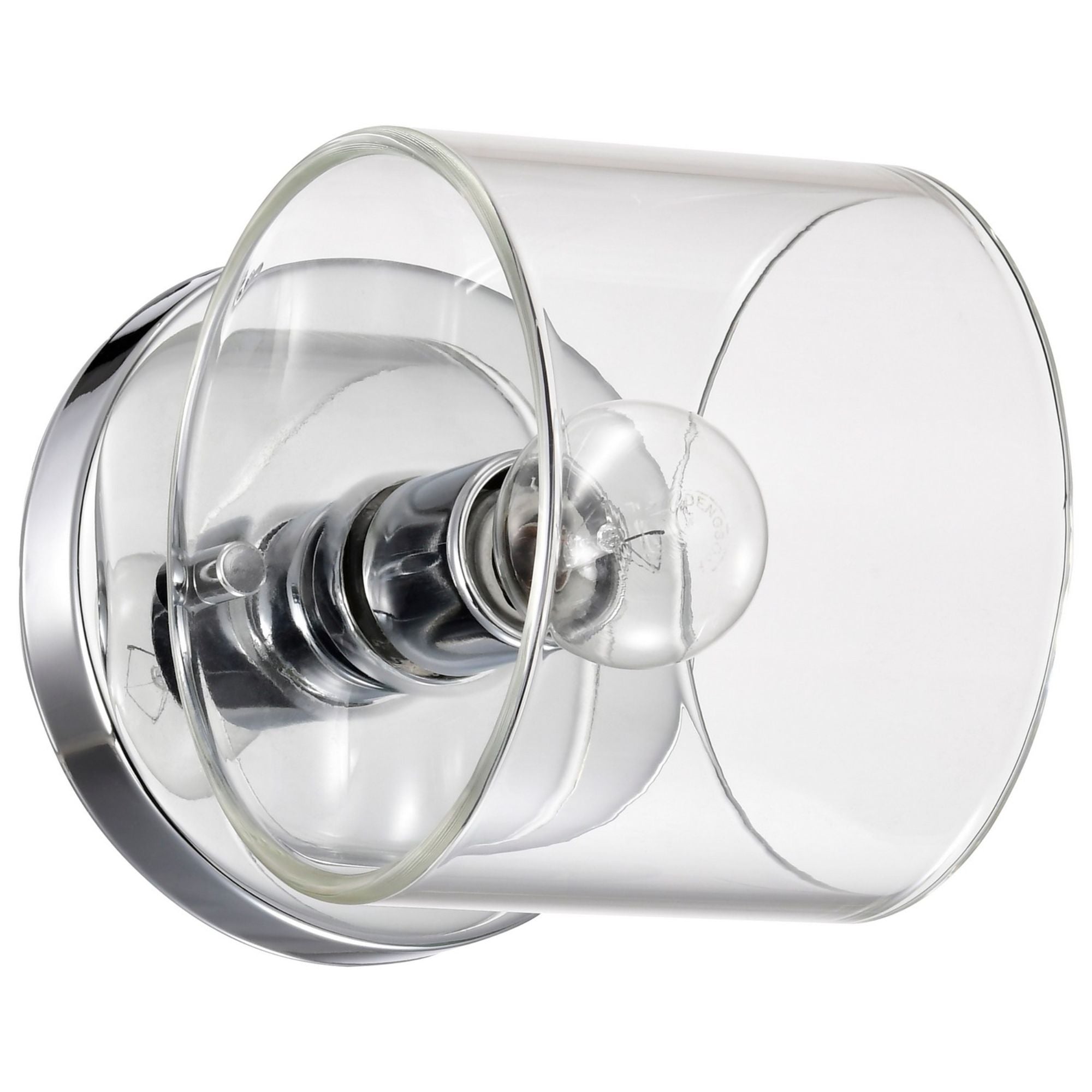 Marlowe Bathroom Vanity Light, Polished Nickel Finish, Clear Glass - Bees Lighting