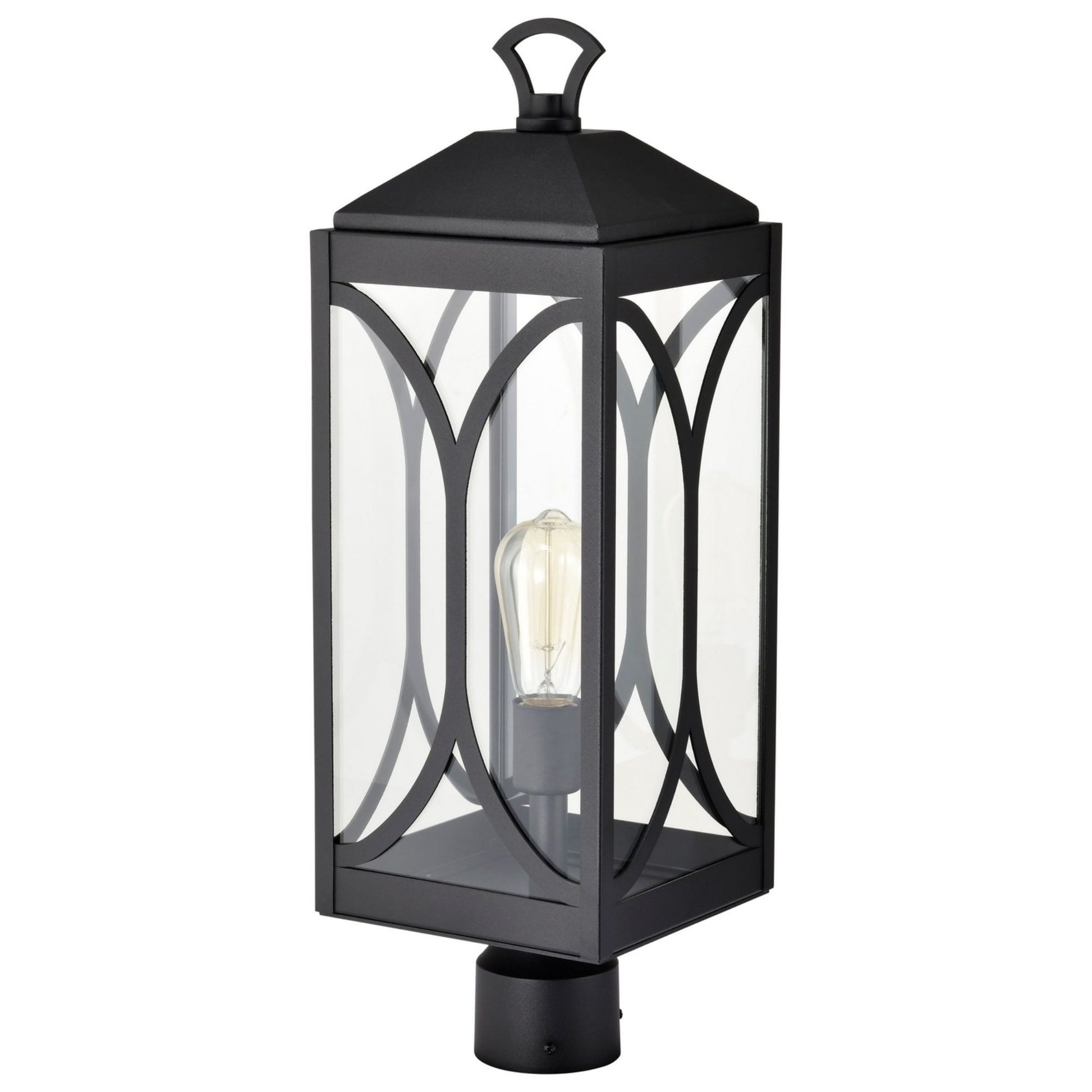 Oaklyn 23" Lamp Post, Matte Black Finish - Bees Lighting