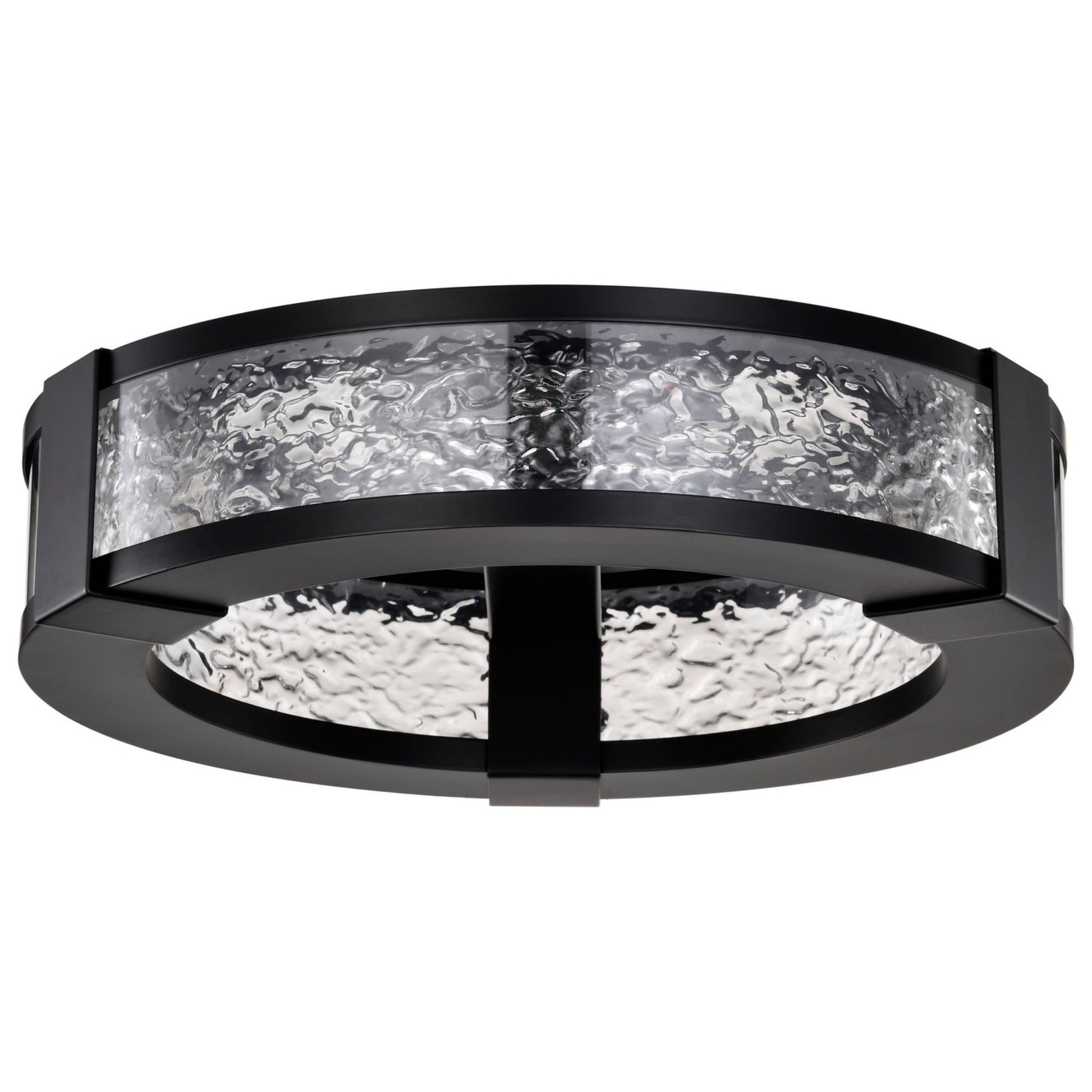 Darrow 13" LED Flush Mount Light, Acrylic Panels - Bees Lighting