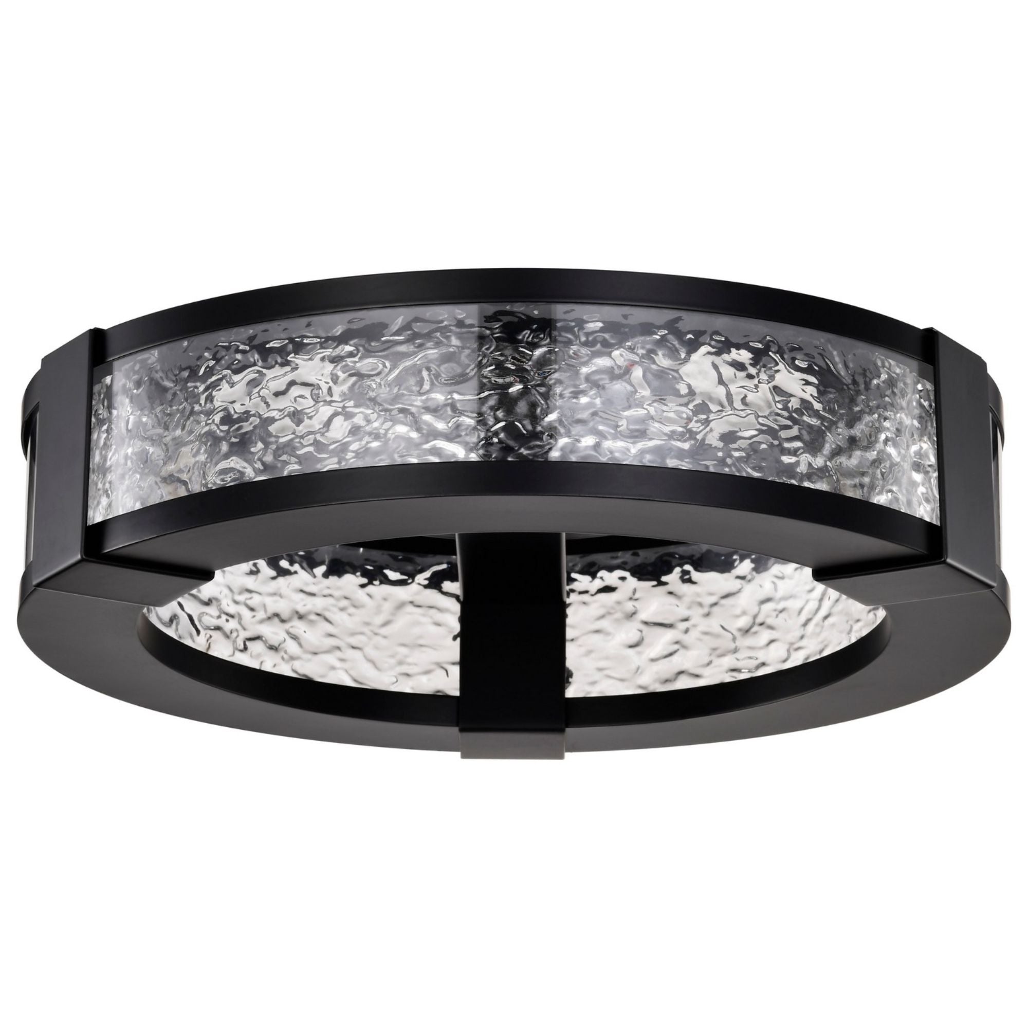 Darrow 13" LED Flush Mount Light, Acrylic Panels - Bees Lighting