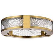 Darrow 13" LED Flush Mount Light, Acrylic Panels - Bees Lighting