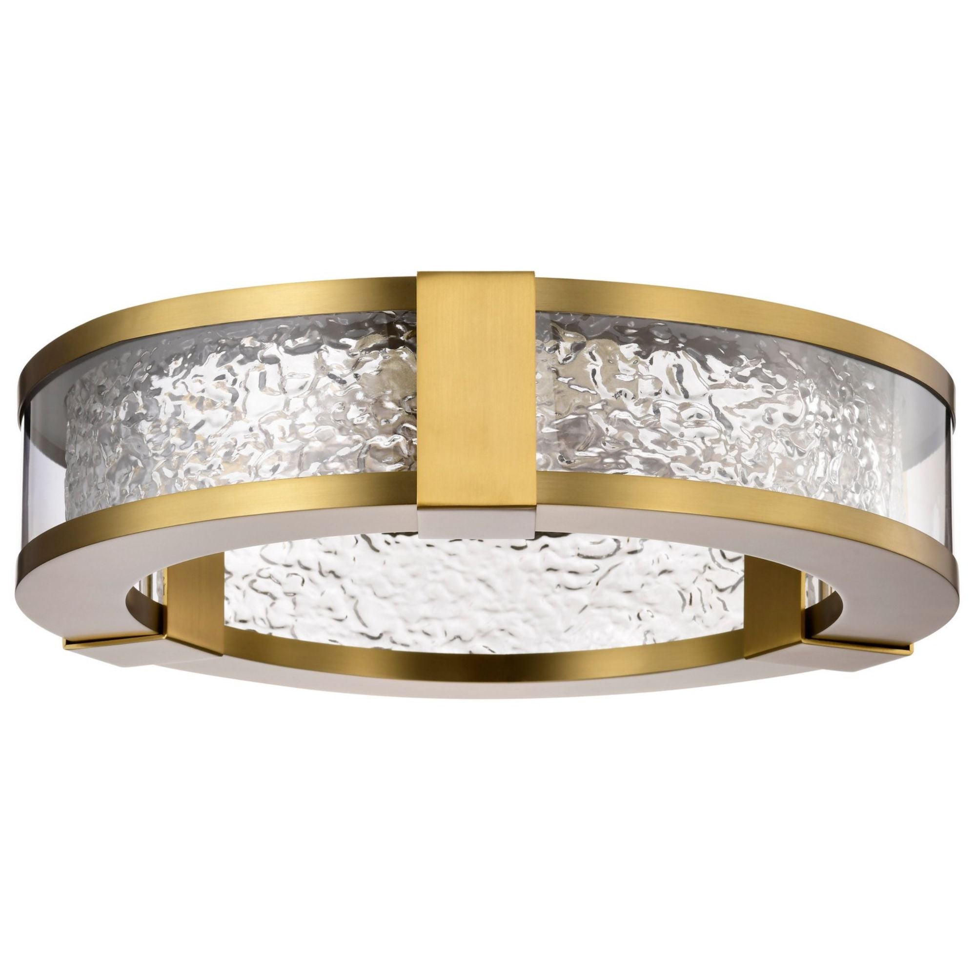Darrow 13" LED Flush Mount Light, Acrylic Panels - Bees Lighting