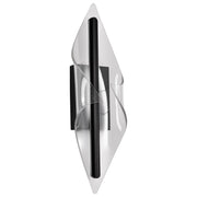 Geneva LED Wall Sconce, Matte Black Finish, Silk Screened Acrylic Lens - Bees Lighting
