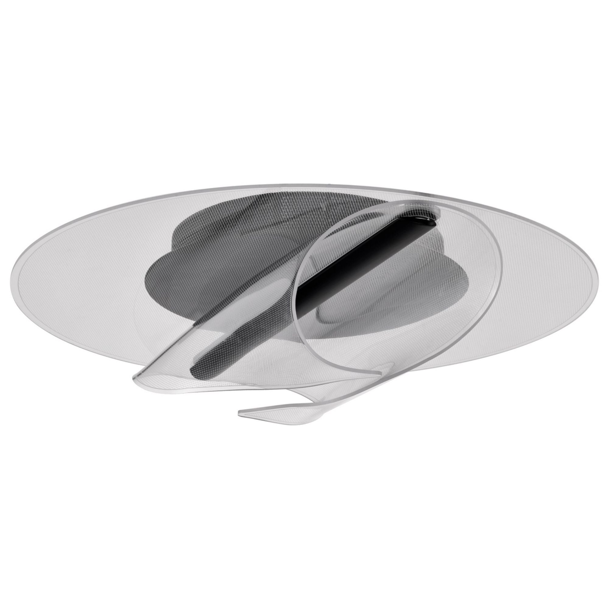 Geneva 18" LED Flush Mount, Matte Black Finish - Bees Lighting