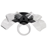 Barnett 21" LED Flush Mount, Matte Black Finish - Bees Lighting